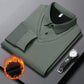 Camicia a righe con revers e effetto a due pezzi