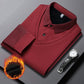 Camicia a righe con revers e effetto a due pezzi
