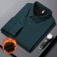 Camicia a righe con revers e effetto a due pezzi