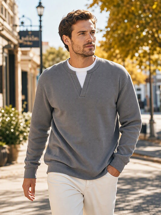 T-shirt a nido d'ape con comfort a strati