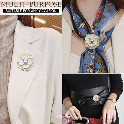 ✨ Elegante fibbia per sciarpa da cappotto francese (sconto del 50%) – L'eleganza a portata di mano!