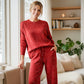 ⏰ Ultimo Giorno di Saldi – SCONTO 50% ✨ Set di 2 Pezzi Pullover Luccicante e Pantaloni da Donna