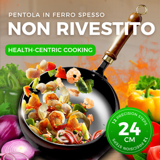 🍳Vente flash🔥Poêle antiadhésive ultra-légère, senza rivestimento, in fonte épaisse (🔥60% di riduzione)