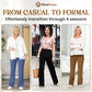 ✨Offerta a Tempo Limitato💥Pantaloni Casual Donna a Vita Alta Elasticizzati