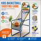 🏀⛹️ Gioco Arcade di Basket Indoor con 4 Palloni – Canestro per Bambini da Casa 🎯🏀 Perfetto per Sala Giochi & Feste, Sviluppa la Motricità, Telaio Indistruttibile, Pronto a Giocare!
