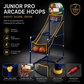 🏀⛹️ Gioco Arcade di Basket Indoor con 4 Palloni – Canestro per Bambini da Casa 🎯🏀 Perfetto per Sala Giochi & Feste, Sviluppa la Motricità, Telaio Indistruttibile, Pronto a Giocare!