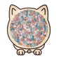 🎁Christmas Sale 50% OFF🎅135-Piece Morandi-Colored Cat Shaped Wooden Jigsaw Puzzle