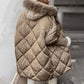 ❄️ Winter Sale:50% Rabatt❄️Damen Midi-Parka mit Strickärmeln✈️Kostenloser Versand✈️