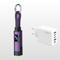 🔌 Cavo di ricarica 4 in 1 con display digitale e portachiavi – Funzione di ricarica rapida, resistente alle piegature e compatto