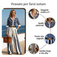 📢📢50% DI SCONTO!! ⏰Set da donna composto da camicia a righe e pantaloni a gamba larga