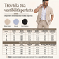 👔🩳 Set completo da due pezzi lussuoso ed elegante, adatto a tutte le occasioni🔥 (Realizzato in tessuto fresco come il ghiaccio, leggero e traspirante)🔥