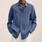 💥Saldi di oggi - 50% di sconto💥Camicia a maniche lunghe da uomo in lino 2022-1