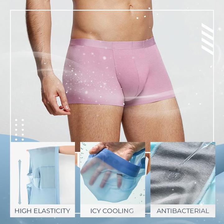 💥Saldi estivi💥Biancheria Intima in Seta Ghiaccio da Uomo-7