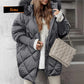 ❄️ Winter Sale:50% Rabatt❄️Damen Midi-Parka mit Strickärmeln✈️Kostenloser Versand✈️