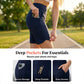 🔥Short da yoga a vita alta da donna con tasche
