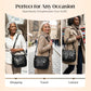 👜 SCONTO DEL 50% ORA! 🎀 Borsa a mano informale in pelle plissettata: pelle morbida, stile versatile e tracolla regolabile ✨