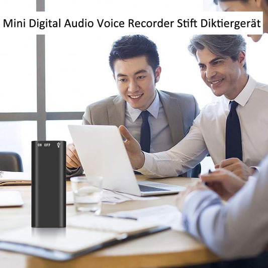 Registratore Vocale Mini: Cattura ogni suono con precisione intelligente e compatta 🎙️