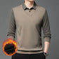 Camicia a righe con revers e effetto a due pezzi