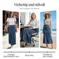 🎁Novità 2026: SCONTO DEL 50%👗Gonna lunga da donna in denim – Vita alta e taglio a trapezio