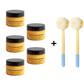 🛁SCONTO DEL 50%🧴 Scrub corpo illuminante alla curcuma | Esfoliazione con sale marino naturale · Olio di jojoba nutriente · Attenua l'aspetto spento · Per viso e corpo