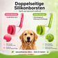 🐶 Spazzola da bagno per animali – Manico lungo, dosatore di shampoo, 2 tipi di testine disponibili 🧴