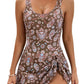 👙Ultima occasione: 50% DI SCONTO💃 Costume intero da donna con controllo addominale e chiusura con nodo