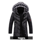 ⏰  Sconto del 50% di cambio stagione – qualità a metà prezzo! ✨Ideale regalo: giacca lunga calda da uomo con cappuccio per clima freddo