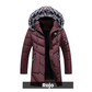 ⏰  Sconto del 50% di cambio stagione – qualità a metà prezzo! ✨Ideale regalo: giacca lunga calda da uomo con cappuccio per clima freddo