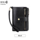 Portafoglio in pelle con blocco RFID da donna