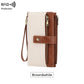 Portafoglio in pelle con blocco RFID da donna