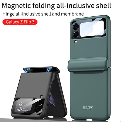 Copertura rigida in plastica antivibrazione magnetica tutto incluso per Samsung Galaxy Z Flip4 Flip3 5G