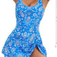 👙Ultima occasione: 50% DI SCONTO💃 Costume intero da donna con controllo addominale e chiusura con nodo