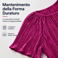 🔥 OFFERTA LIMITATA – 50% OFF!👚🔥Camicetta plissettata a maniche corte taglie forti da donna, top ampio che nasconde la pancia