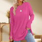 📢🎉Sconto del 50%!!!🛍️✨Top casual da donna a maniche lunghe con scollo rotondo