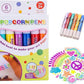 🥳SVENDITA FOLLE 2026🥳💞OLTRE 50.000 ESEMPLARI VENDUTI!🎄🎁Pennarelli magici per popcorn con effetto bolle, pennarelli per popcorn attivabili con il calore, pennarelli artistici 3D fai-da-te per progetti creativi per bambini