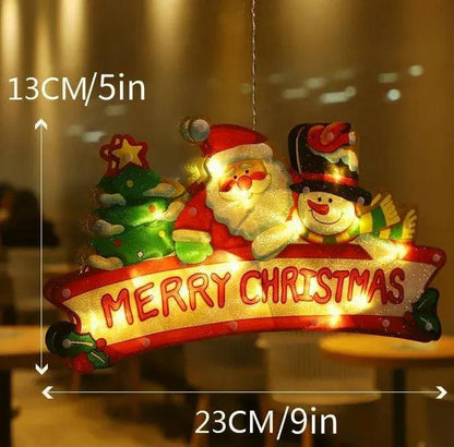 🧑‍🎄Saldi natalizi 50% DI SCONTO🎄✨Luci natalizie da appendere alla finestra