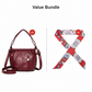 👜 SCONTO DEL 50% ORA! 🎀 Borsa a mano informale in pelle plissettata: pelle morbida, stile versatile e tracolla regolabile ✨