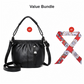 👜 SCONTO DEL 50% ORA! 🎀 Borsa a mano informale in pelle plissettata: pelle morbida, stile versatile e tracolla regolabile ✨
