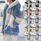 🔥Sconto inizio inverno - 50% di sconto🎅Nuovo cappotto in cotone a contrasto 2025🐑
