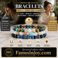 ✨️Amazing 50% di Sconto!🔮Salute, Ricchezza e Protezione!💿Porta Energia Infinita! Bracciale con Perle di Pietra Naturale