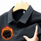 Camicia a righe con revers e effetto a due pezzi