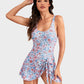 👙Ultima occasione: 50% DI SCONTO💃 Costume intero da donna con controllo addominale e chiusura con nodo