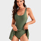 👙Ultima occasione: 50% DI SCONTO💃 Costume intero da donna con controllo addominale e chiusura con nodo