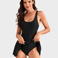 👙Ultima occasione: 50% DI SCONTO💃 Costume intero da donna con controllo addominale e chiusura con nodo