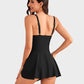 👙Ultima occasione: 50% DI SCONTO💃 Costume intero da donna con controllo addominale e chiusura con nodo