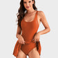👙Ultima occasione: 50% DI SCONTO💃 Costume intero da donna con controllo addominale e chiusura con nodo