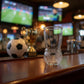 📊 Già venduto oltre 100.000 volte!  🍷 Bicchiere da birra artigianale a forma di pallone da calcio