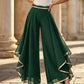 🔥Pantaloni eleganti dalla linea morbida, con gamba ampia e bordino dorato👖