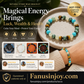 ✨️Amazing 50% di Sconto!🔮Salute, Ricchezza e Protezione!💿Porta Energia Infinita! Bracciale con Perle di Pietra Naturale