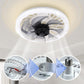 💨🌀 Ventilatore 2 in 1 con luce regolabile e telecomando – silenzioso 🔇💡